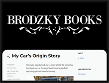 Tablet Screenshot of brodzkybooks.com